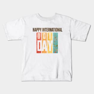 Colorful International Dot Day Kids T-Shirt